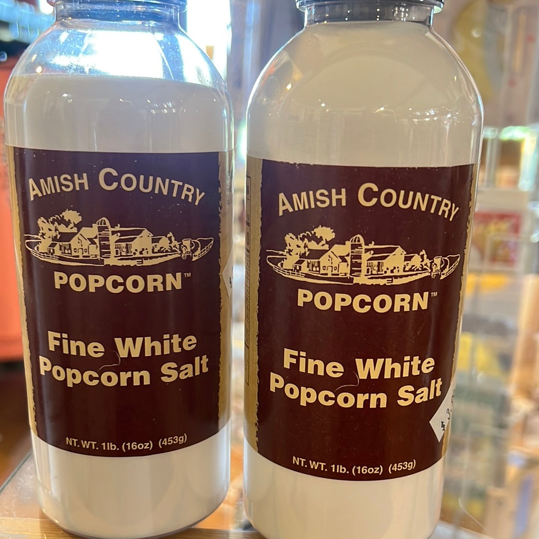 Fine white popcorn salt