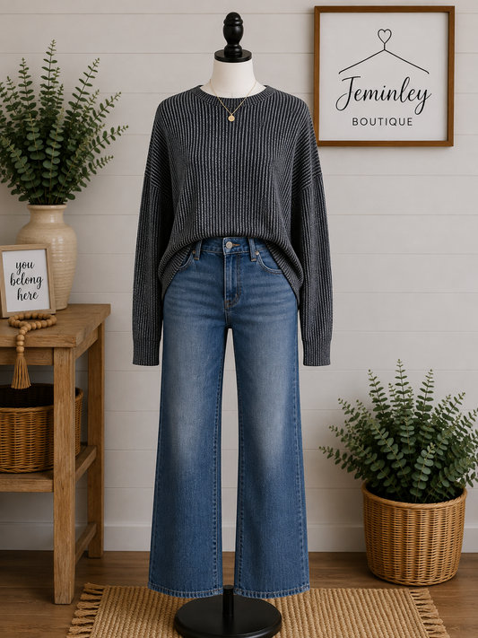 Keren Hart Ribbed Long Sleeve Top - 3 Colors