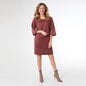 Seri Faux Suede Dress with Rivet Detail - 2 colors