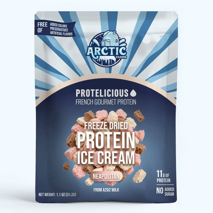 Freeze-Dried Neapolitan Protein Ice Cream Zero Sugar