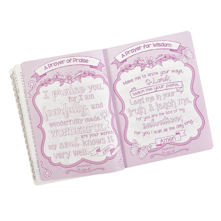 Pink Floral Heart Flexcover My Creative Bible for Girls - an ESV Journaling Bible