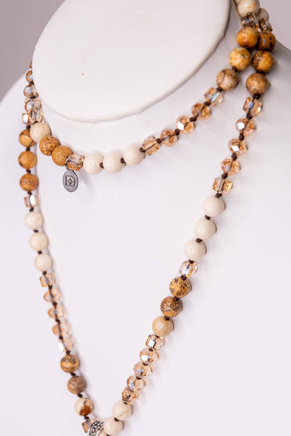 Adele Necklace in White