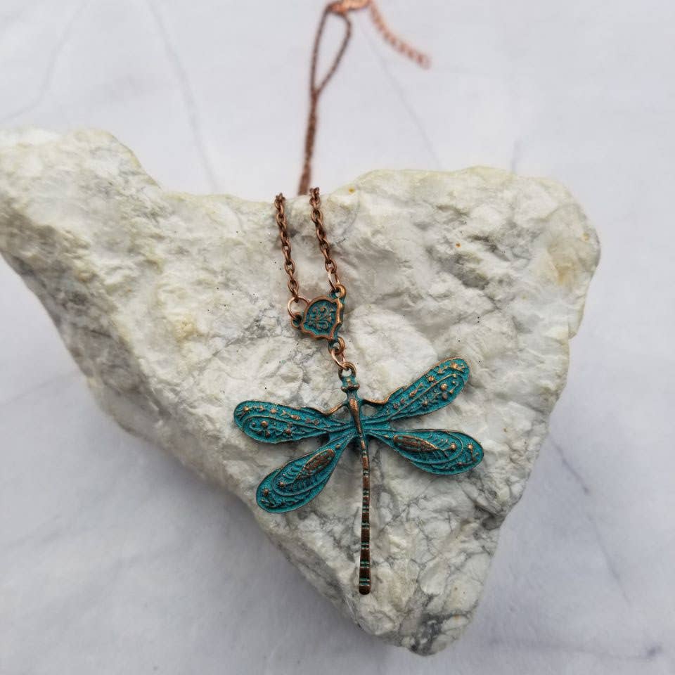 Vintage Dragonfly Necklace