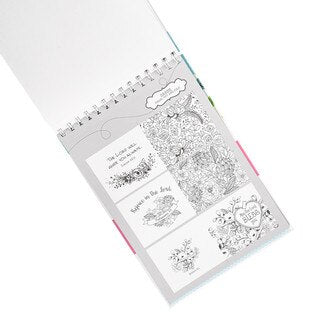 The Word in Color Wirebound Coloring Book