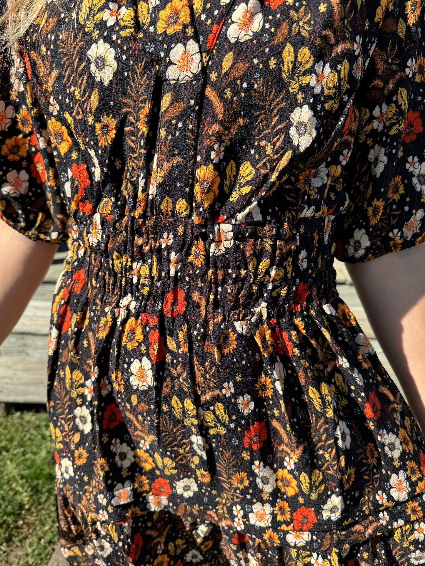 Simply Southern Vintage Floral Maxi Dress