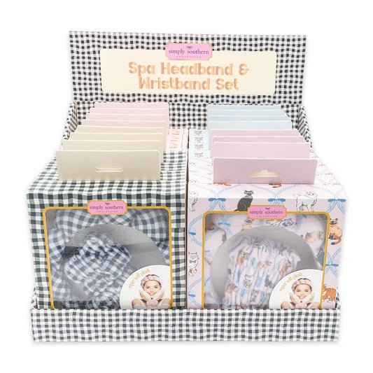 Simply Southern Spa Headband & Wristband Set