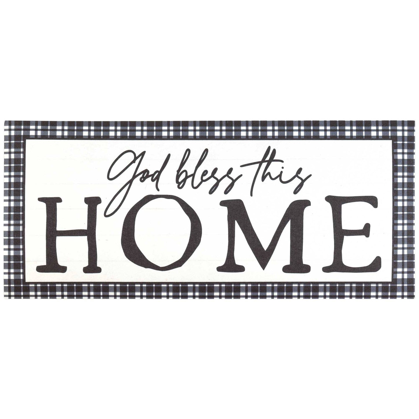GOD BLESS THIS HOME DOORMAT INSERT