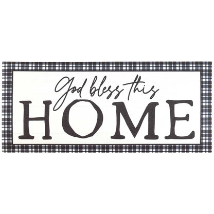 GOD BLESS THIS HOME DOORMAT INSERT