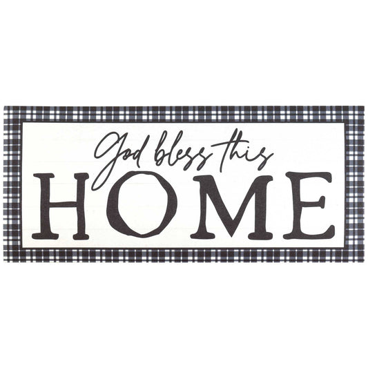 GOD BLESS THIS HOME DOORMAT INSERT