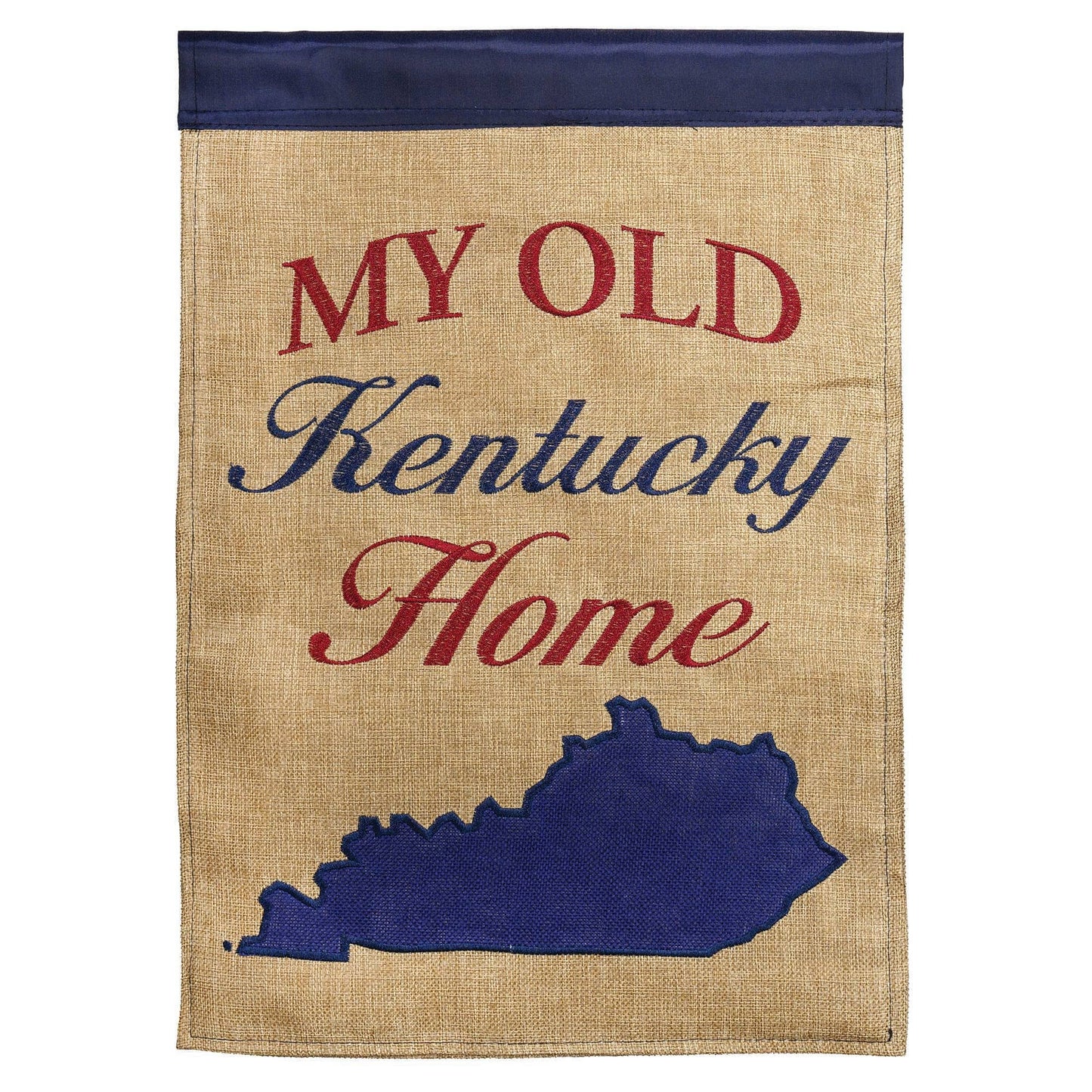 Kentucky Home Applique Large Flag