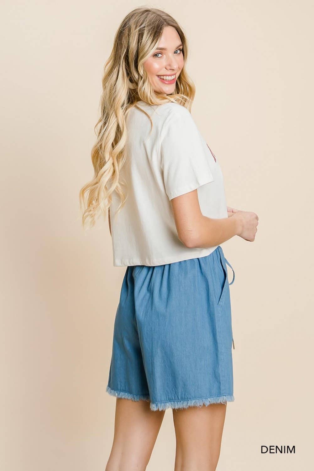 Cotton Bleu Classic Everyday Women's Denim Shorts