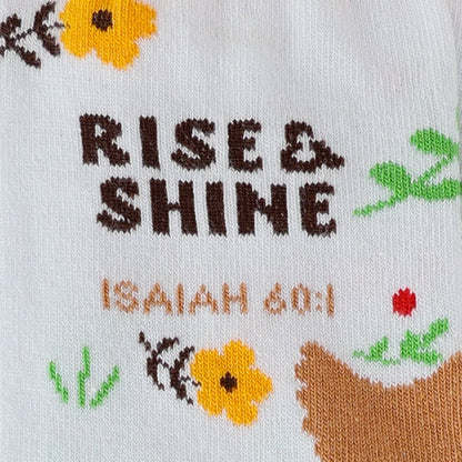 Kerusso Crew Socks Rise & Shine