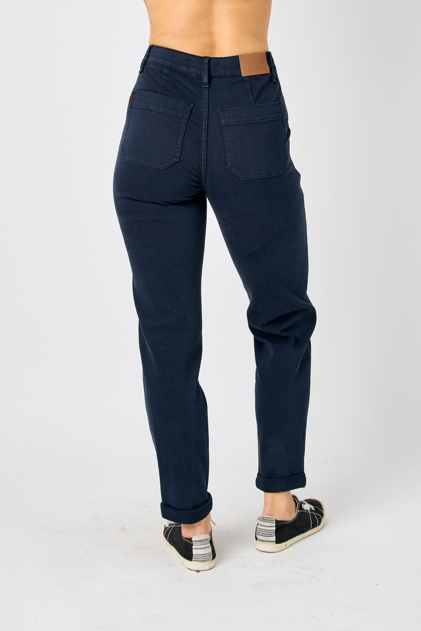 Judy Blue navy blue garment dyed joggers