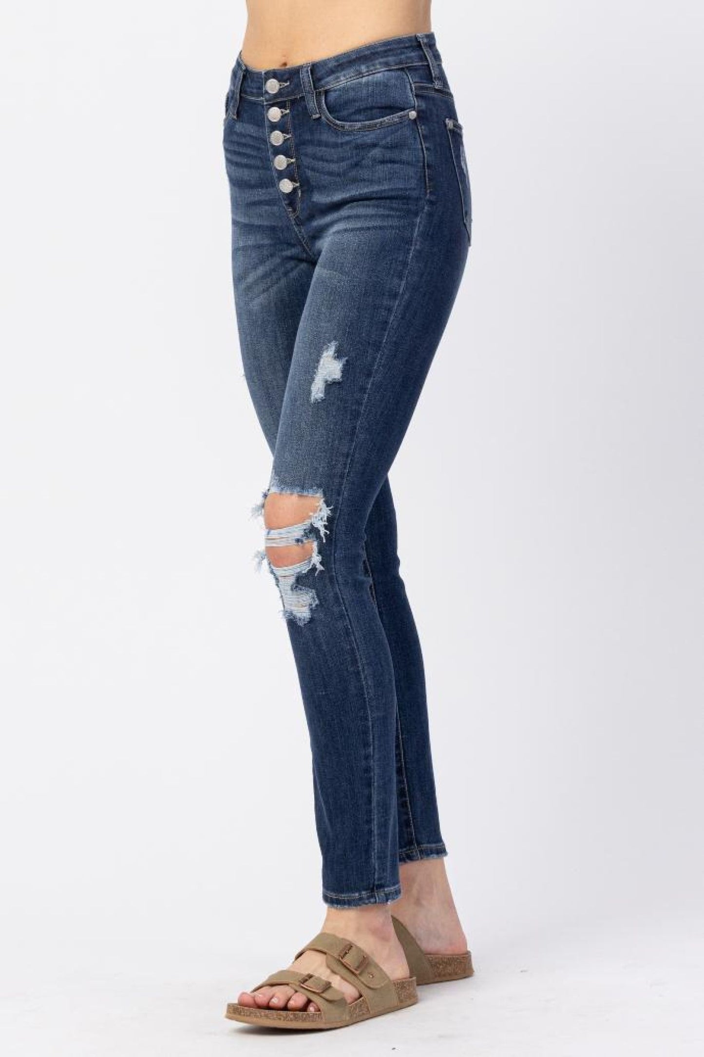 Judy Blue Distressed Skinny Jeans