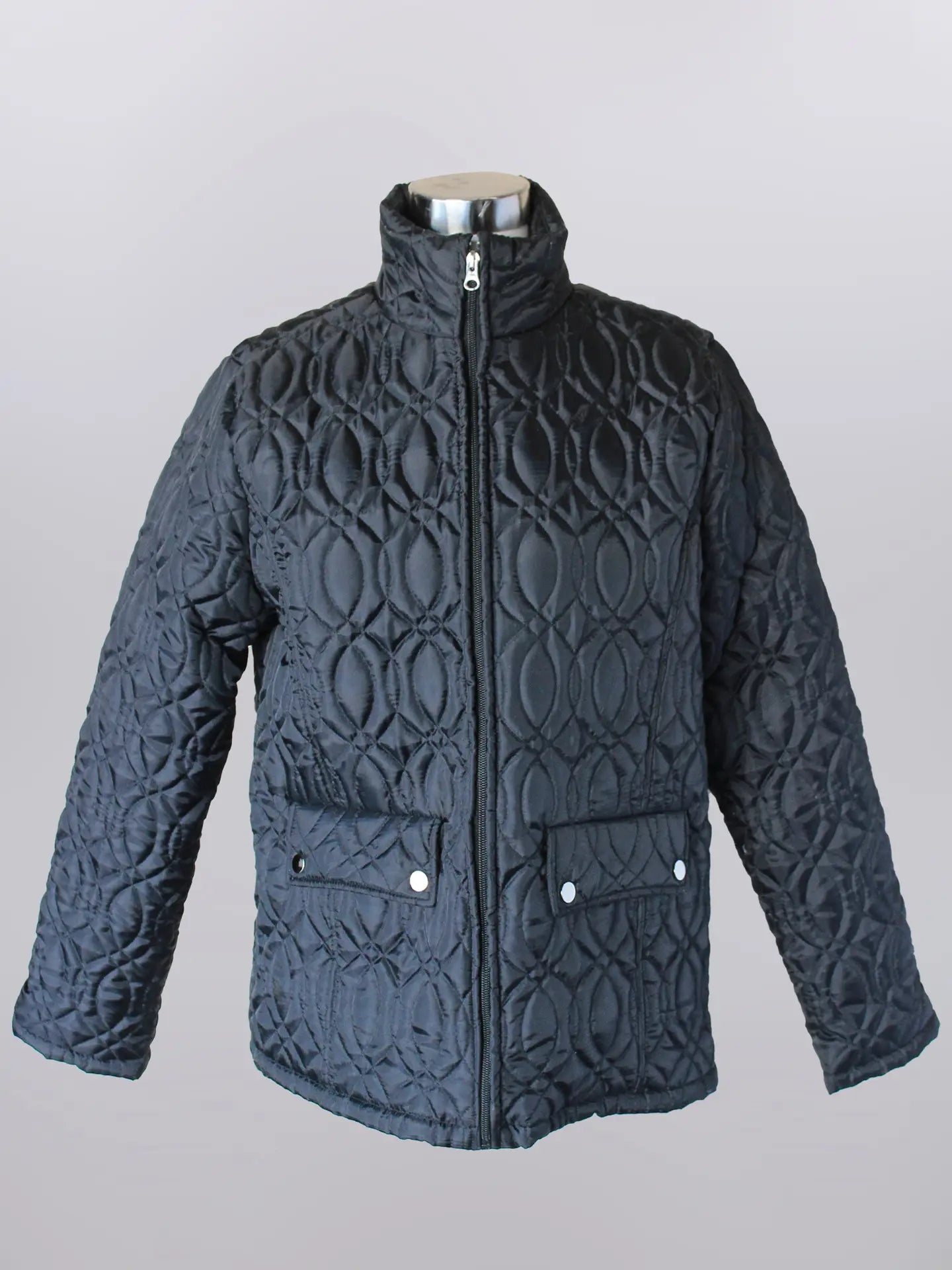 Keren Hart Black Quilted Coat