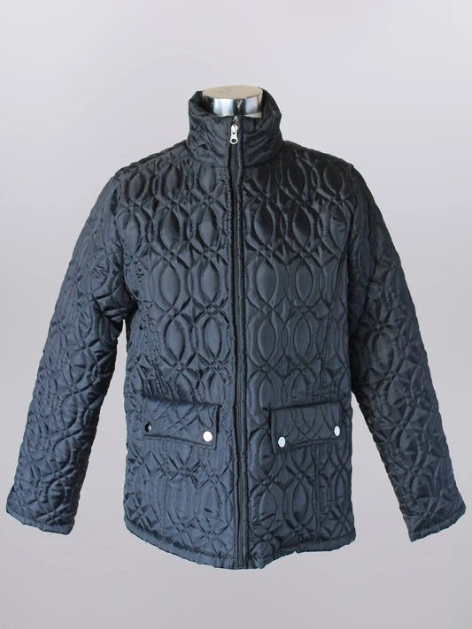 Keren Hart Black Quilted Coat