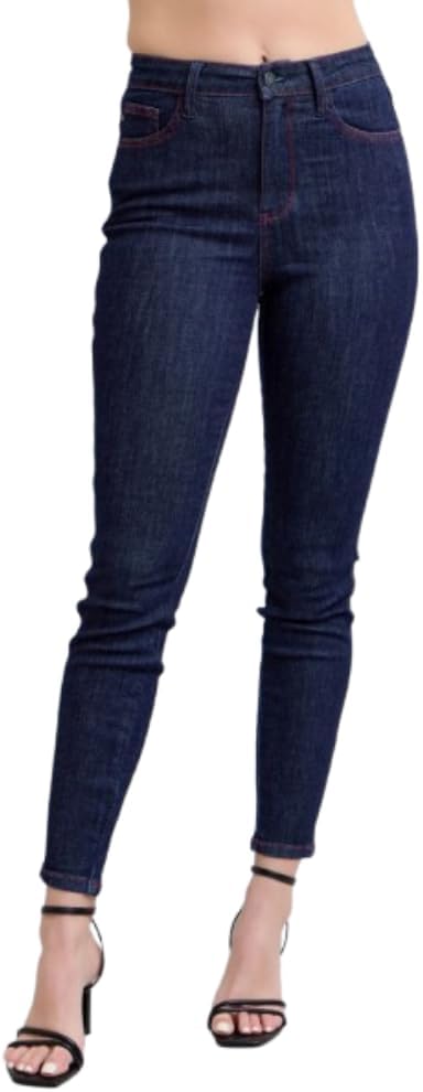 Judy Blue Skinny Jeans with Heart Back Pocket