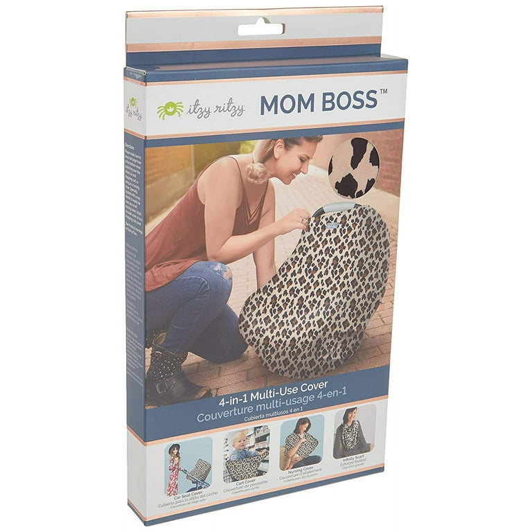 Itzy Ritzy Mom Boss® 4-in-1 Multi-Use Nursing Cover and Scarf - Leopard