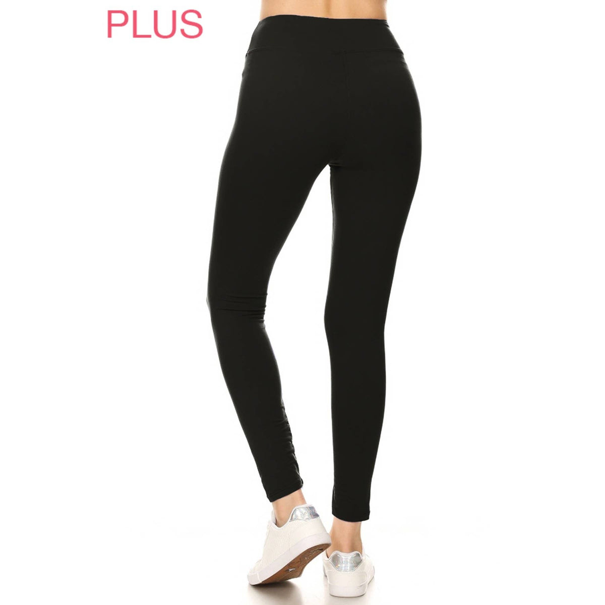 Plus Size  3" Yoga Band Buttery Soft Leggings
