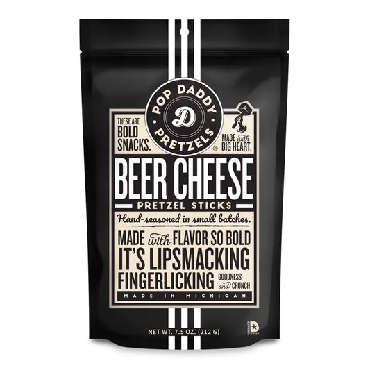 Pop Daddy Seasoned Pretzels - 7.5oz - Beer Cheese