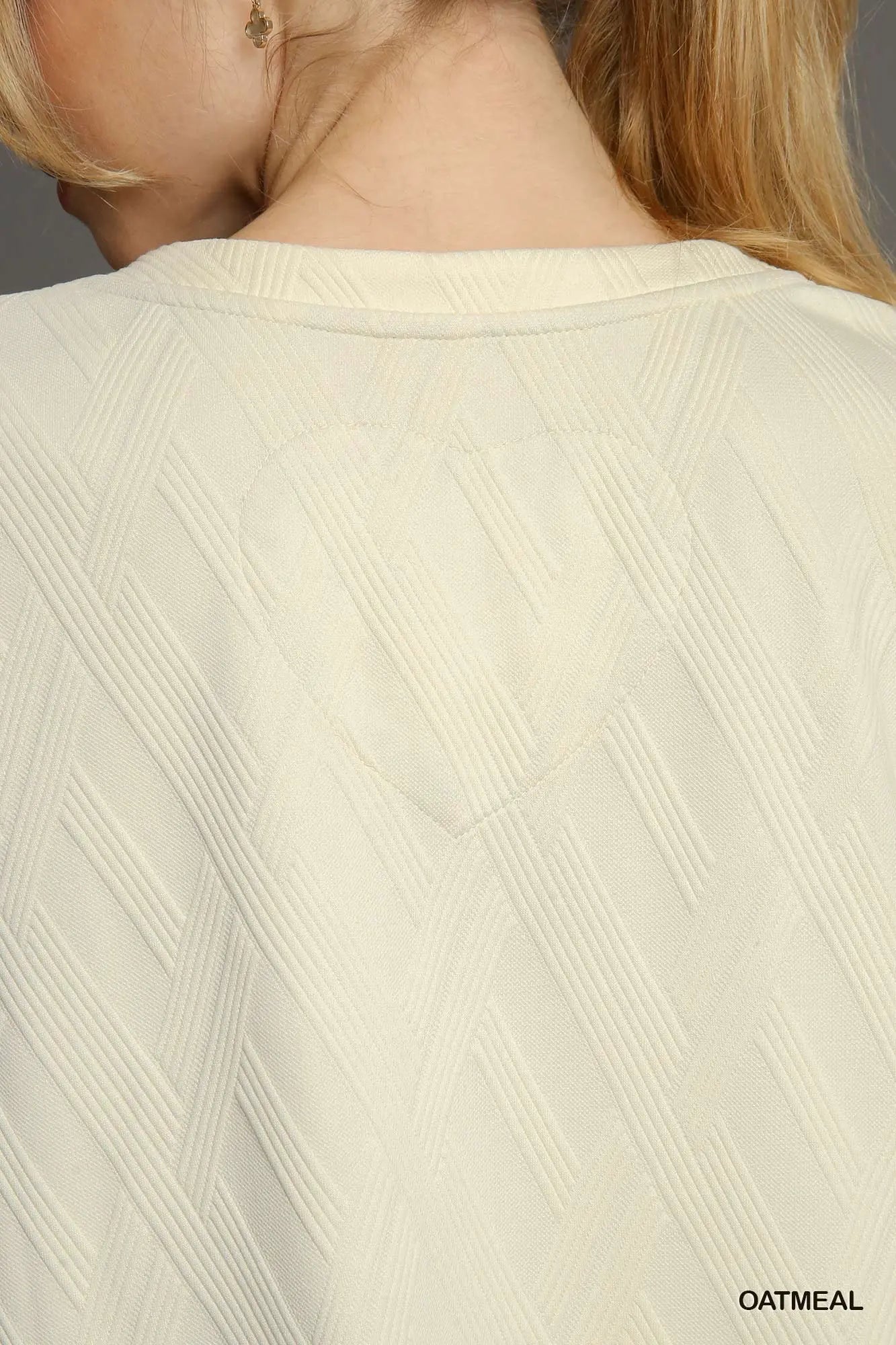 Umgee Round Neck Knit Skirt Dress - S-2X