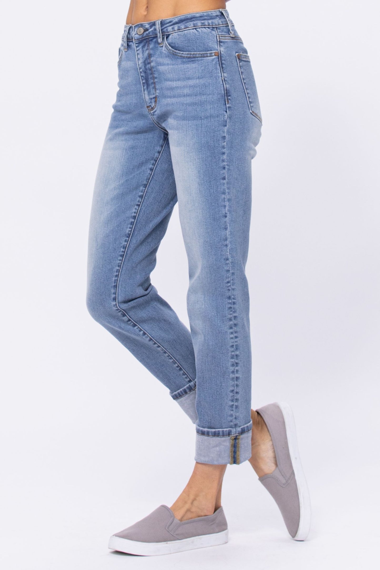 Judy Blue - Vintage Wash Boyfriend jeans