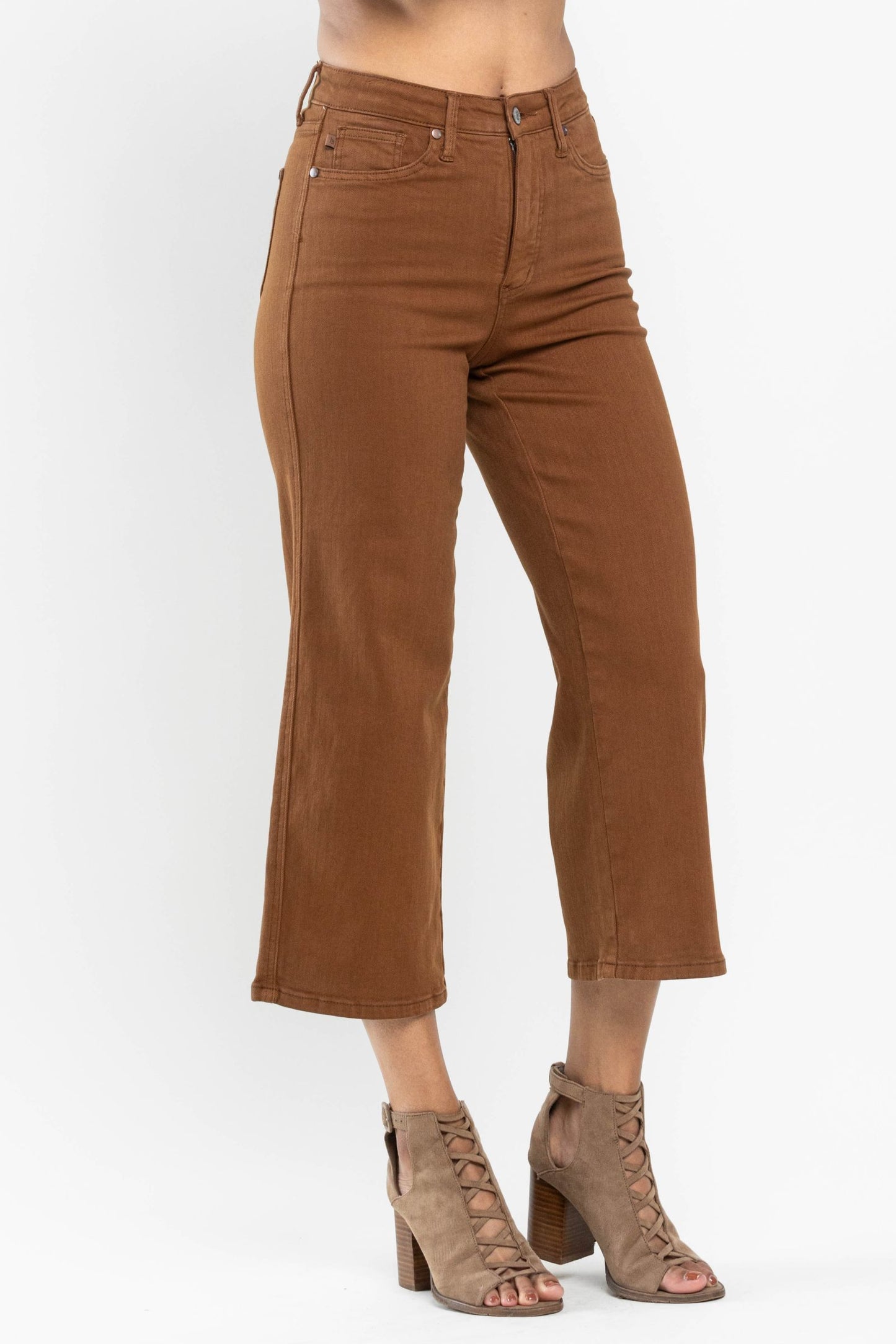 Judy Blue Wide Leg Brown or black Jeans