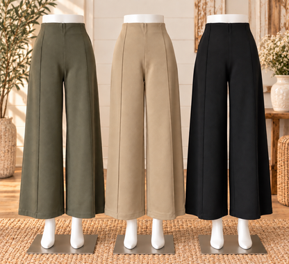 Keren Hart Wide Leg Dress Pants - 3 Colors