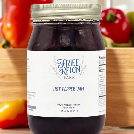 Free Reign Farms Amish Hot Pepper Jam