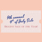 4th of July Sale Preview Ticket