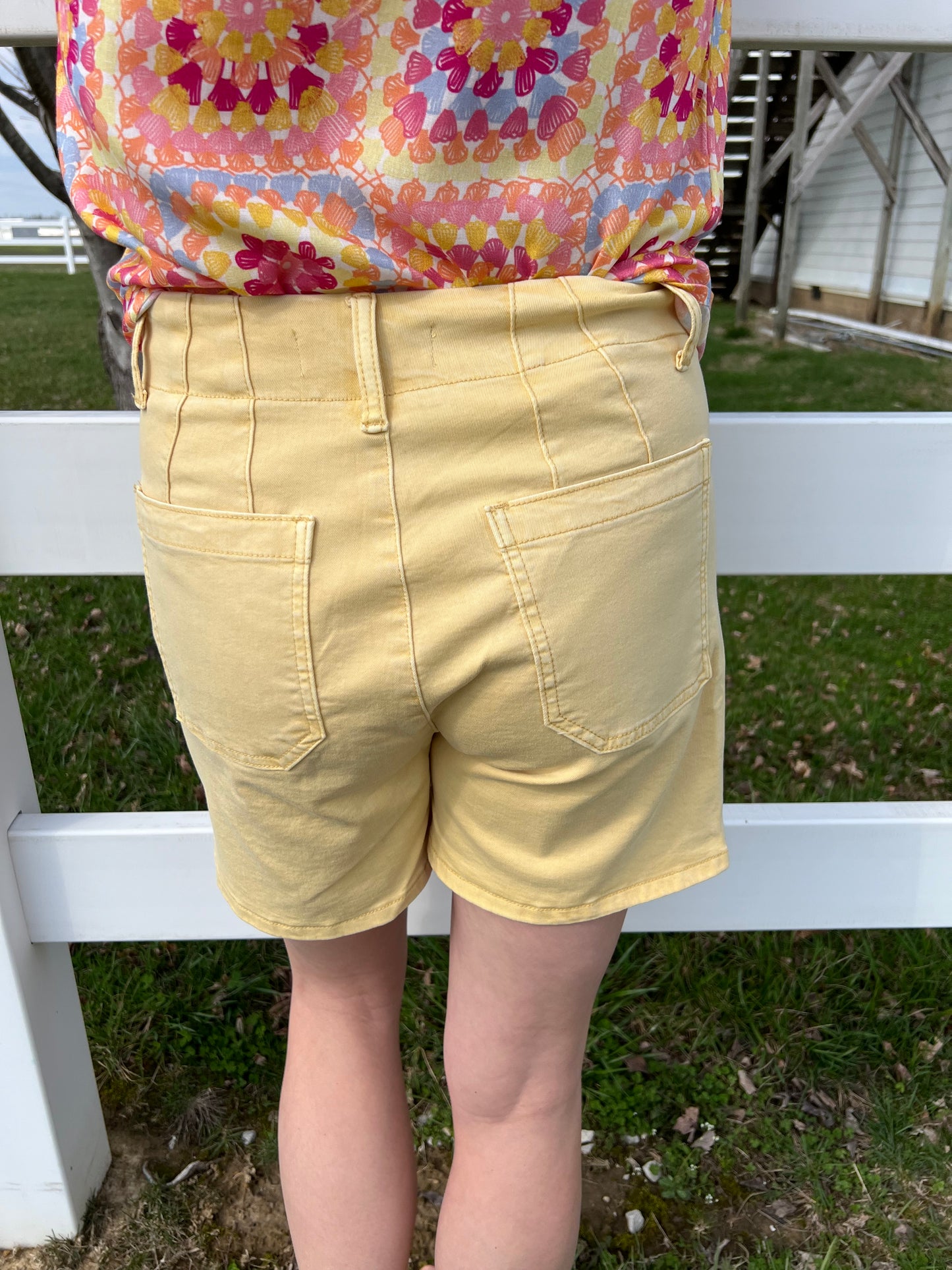 Charlie B Shorts with Patch Pockets