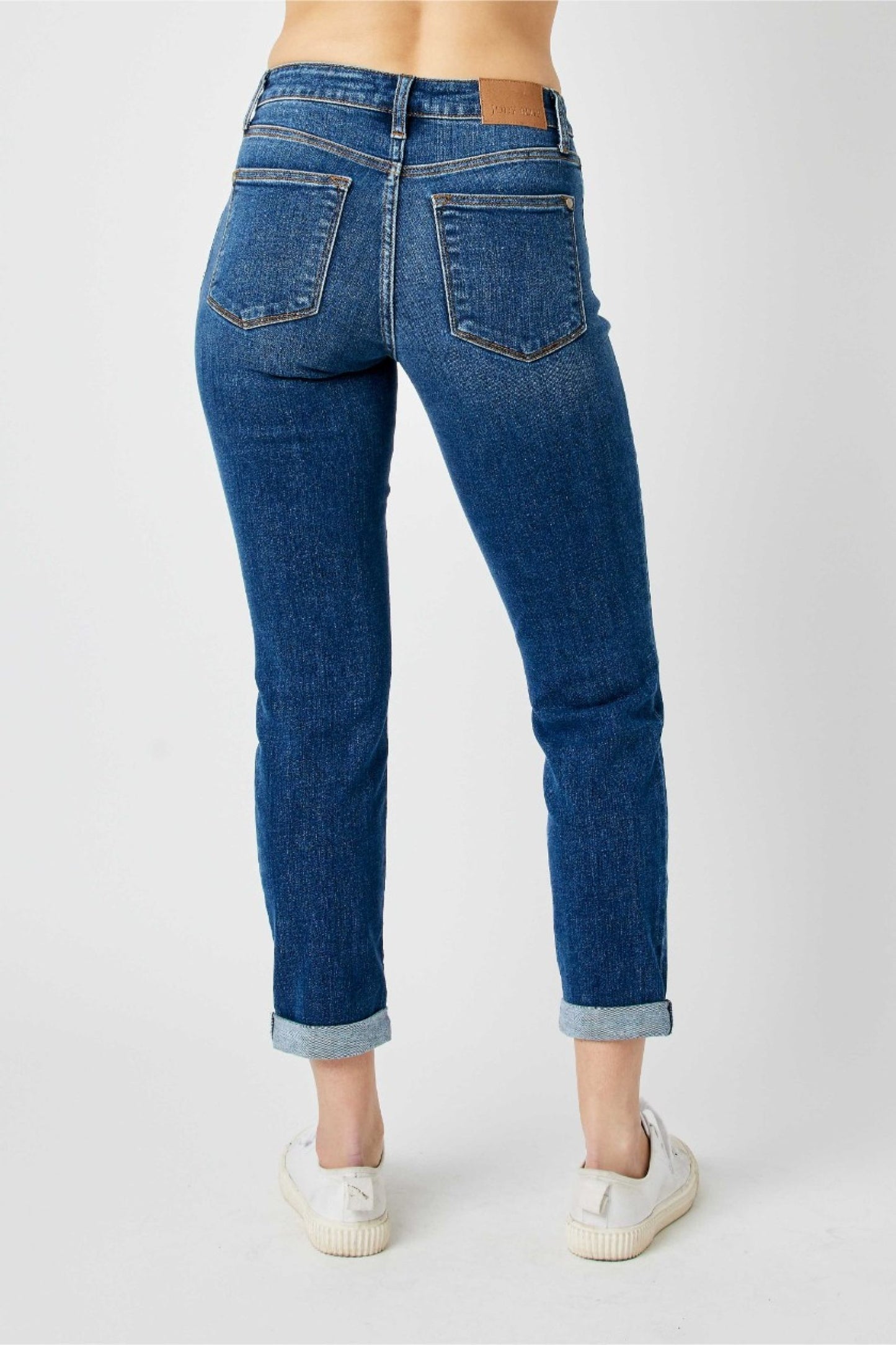 Judy Blue mid rise destroyed slim jeans