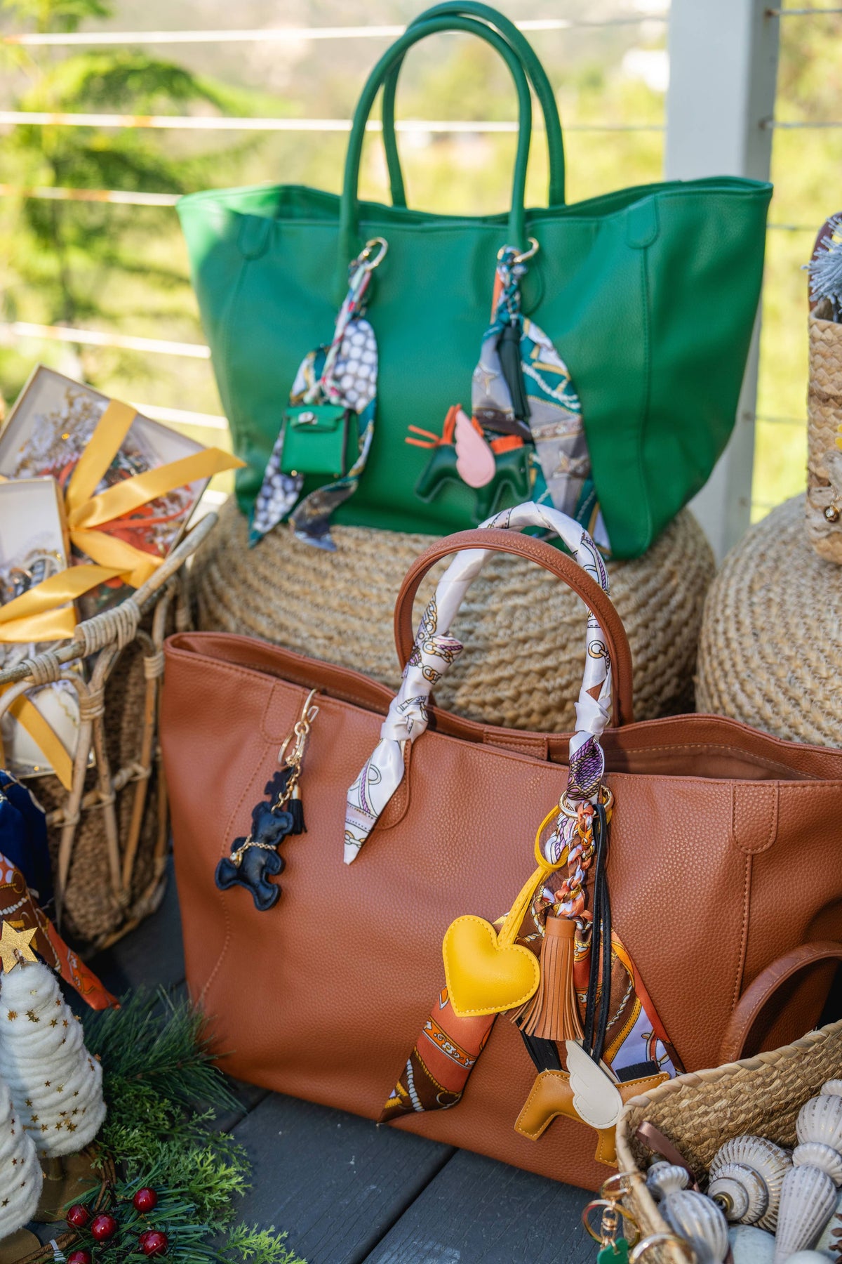"The Madison" Faux Leather Tote Bag