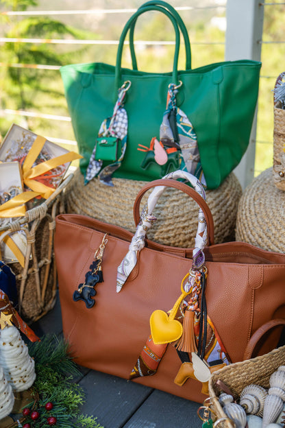 "The Madison" Faux Leather Tote Bag