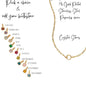 Birthstone Necklace Bar - Necklace