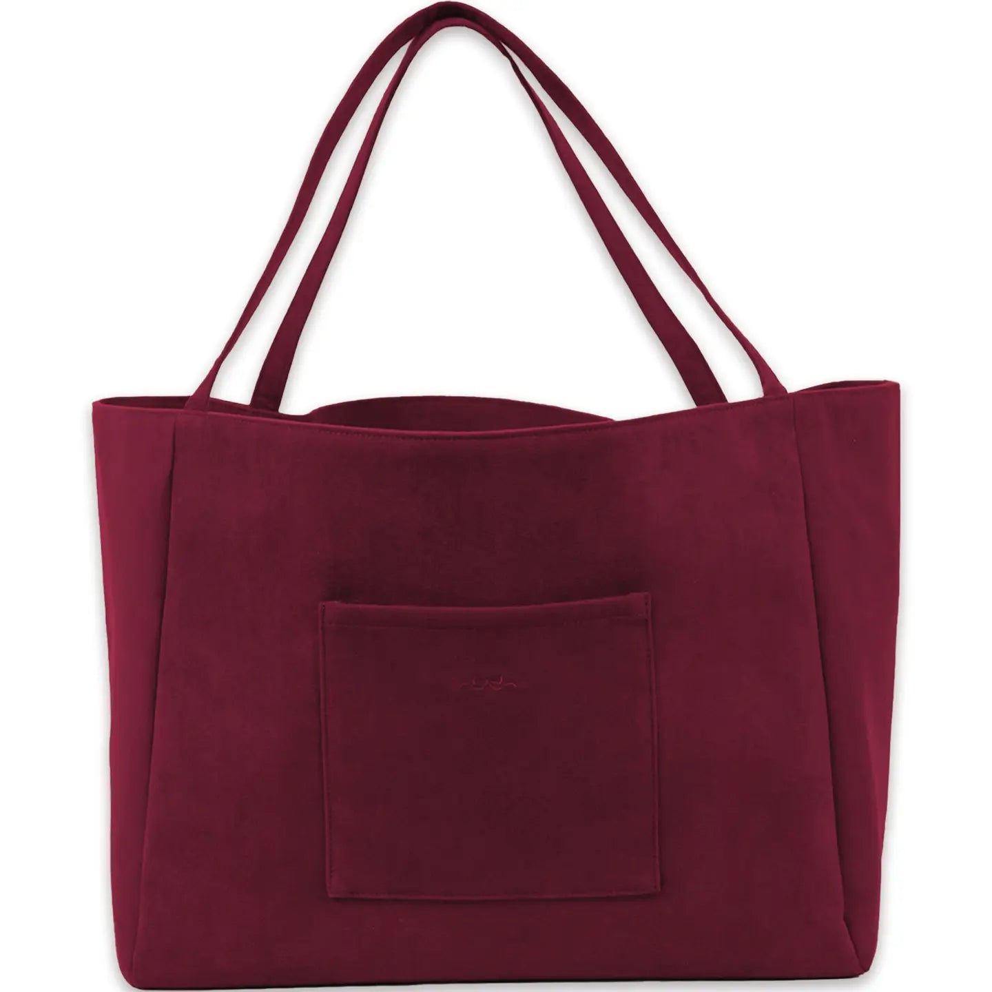 Simply Southern Zoey Burgundy Suede Tote