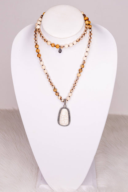 Adele Necklace in White