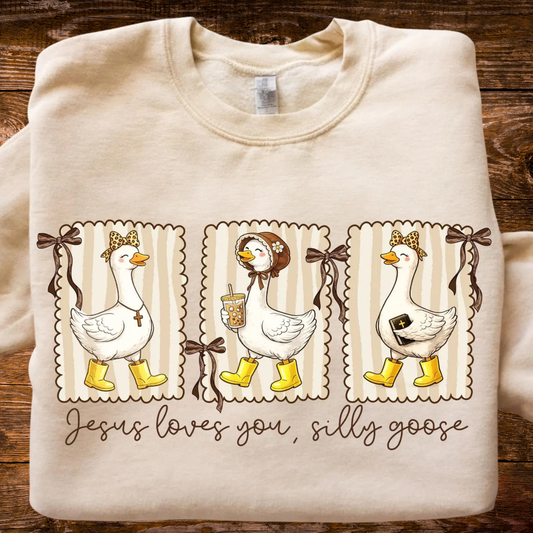 Jesus Loves You - Silly Goose - Crew