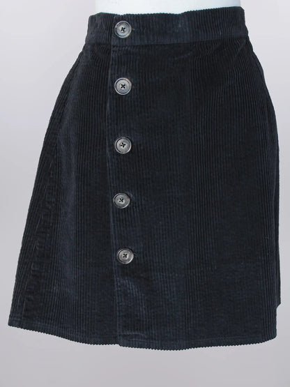 Keren Hart Corduroy Skirt - Black or Brown