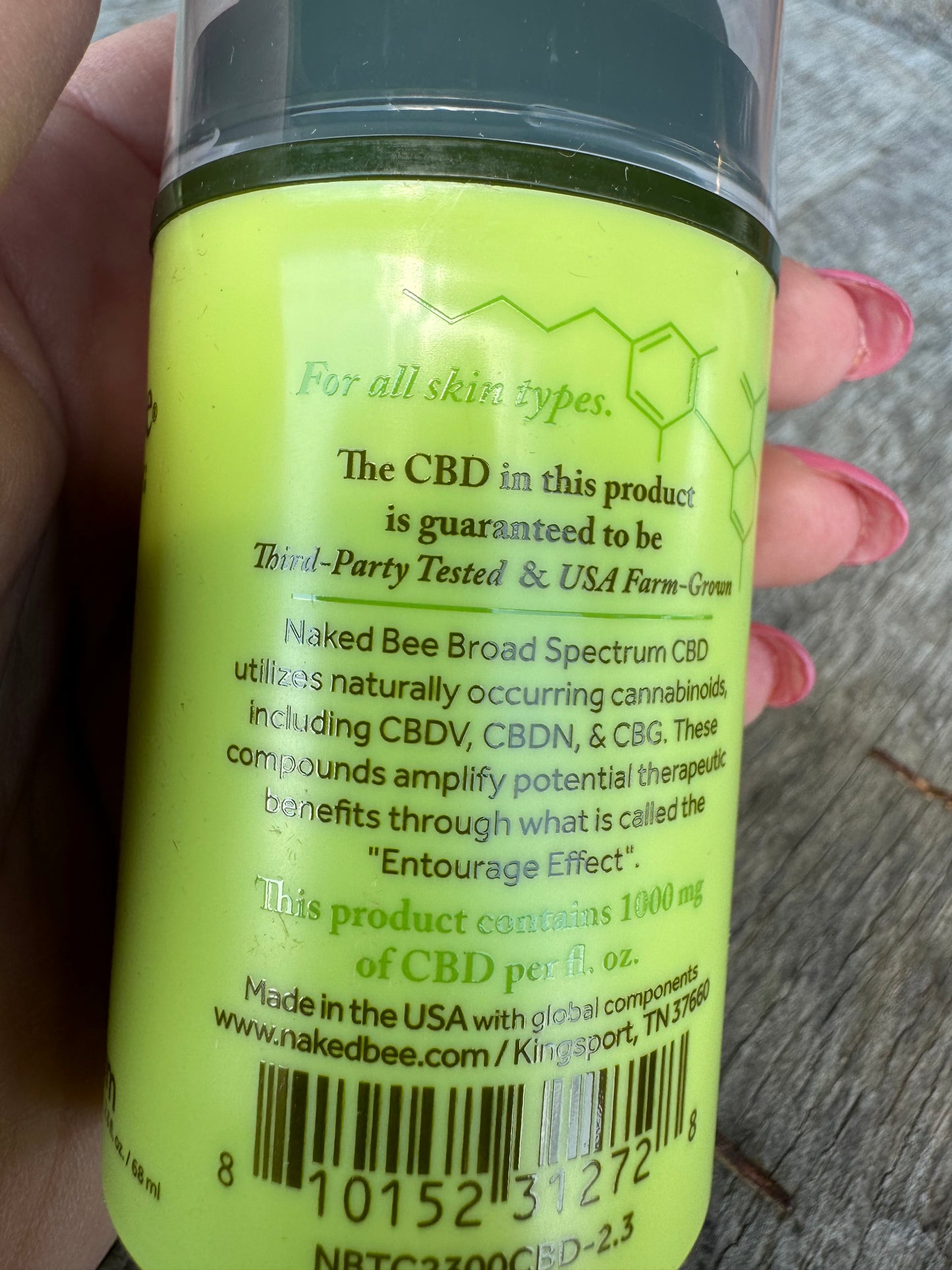 Naked Bee CBD Topical Cream