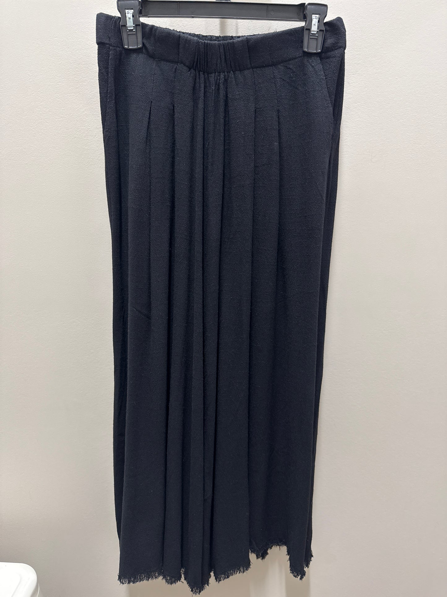 Umgee Linen Wide Leg pants - Black