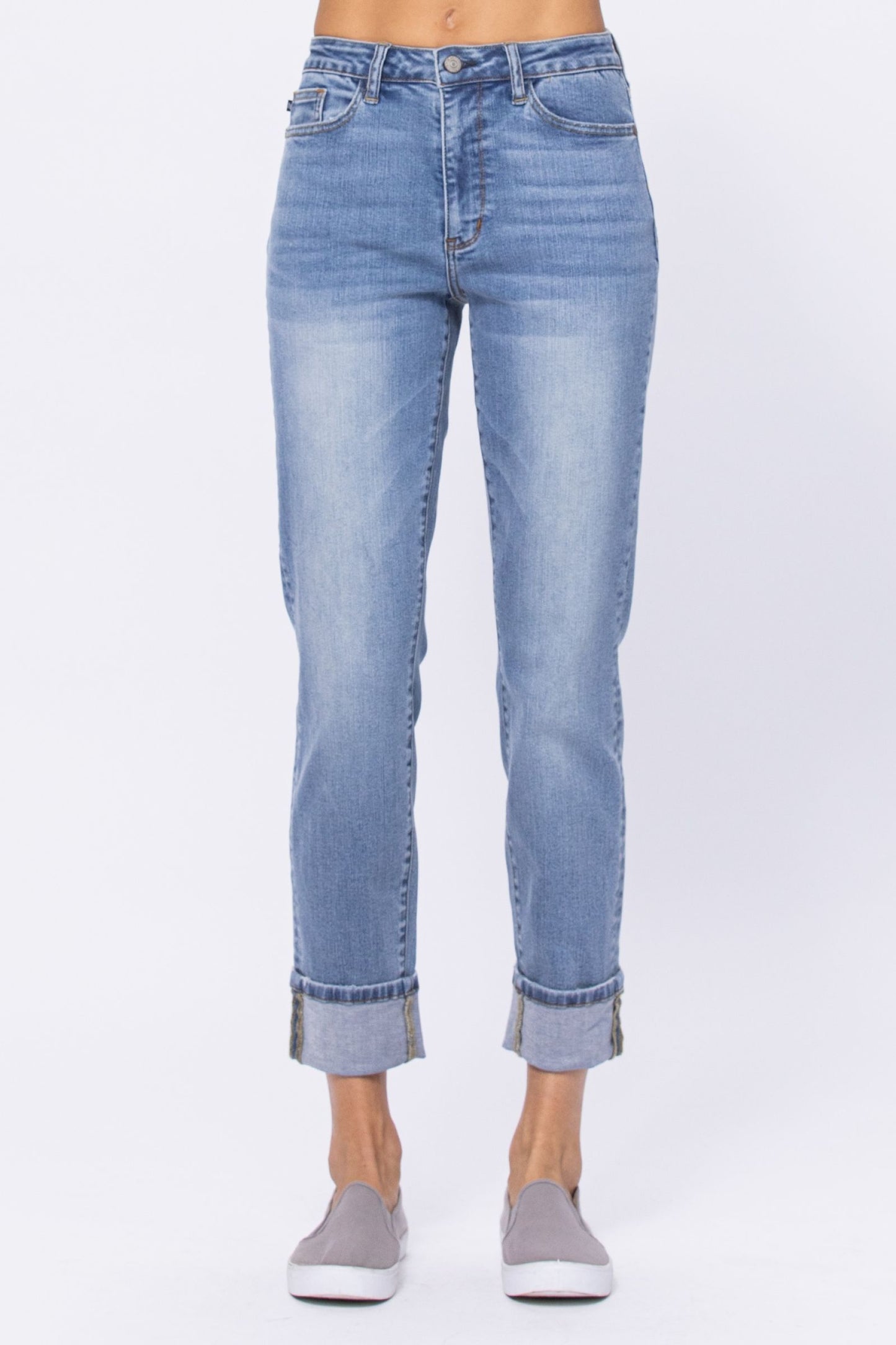 Judy Blue - Vintage Wash Boyfriend jeans