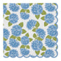 Mary Square Hydrangea Cocktail Napkins - 20 ct.
