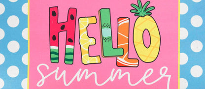 Doormat Insert Hello Summer