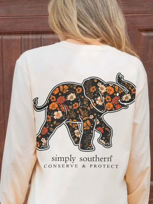 Simply Southern Elephant Tracking T-shirt - youth sizes available