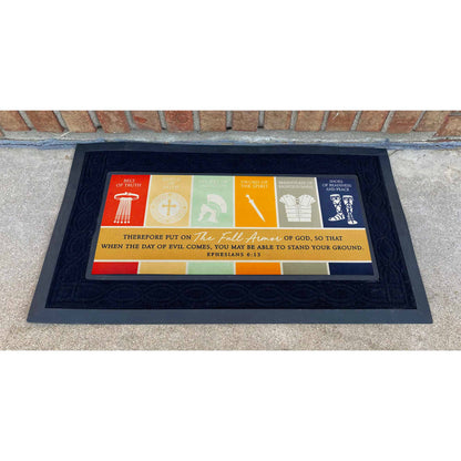 Doormat Insert - Full Armor Of God