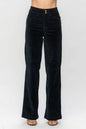 Judy Blue High Waist Emerald Corduroy Trouser Wide Leg