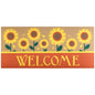 Doormat Insert - Welcome with Sunflowers