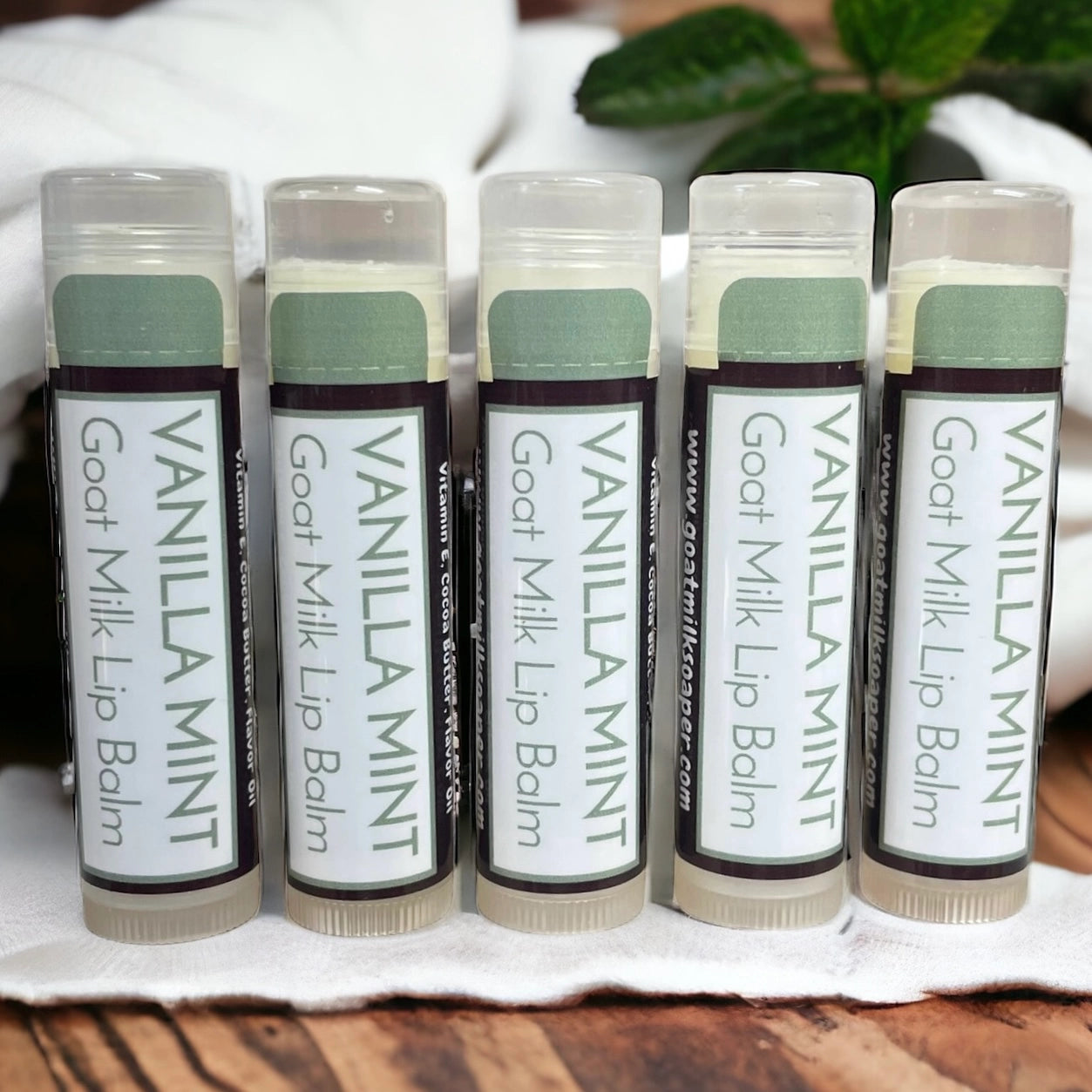 Vanilla Mint Goat Milk Lip Balm