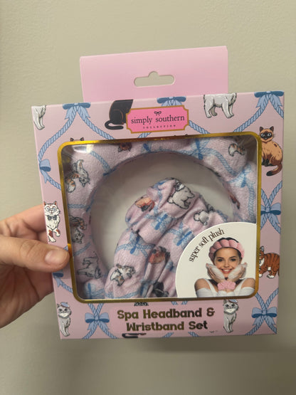 Simply Southern Spa Headband & Wristband Set